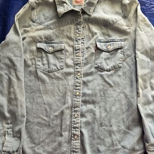 Signature by Levi Strauss Light Blue Denim Shirt